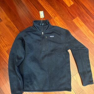Black Fleece Quarter-Zip Pullover